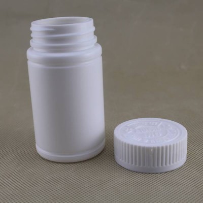 High Quality 50ml 100ml 150ml Hdpe Medicine Plastic Capsules Bottles With Flat Cap